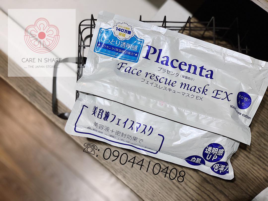 Placenta Face Rescue Mask EX - 40 miếng/ bịch